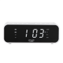 Adler , AD 1192W , Alarm Clock with Wireless Charger , W , AUX in , White , Alarm function