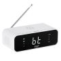 Adler , AD 1192W , Alarm Clock with Wireless Charger , W , AUX in , White , Alarm function