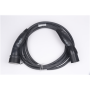 Evaka EV Charging Cable Type 2-Type 2, 22 kW, 32 A, 5 x 6 mm2, 1 x 0.5 mm2, 7 m , ITGAM3872 , Black