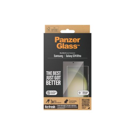 PanzerGlass Screen Protector Samsung Galaxy S 2024 Ultra , Ultra-Wide Fit wA , PanzerGlass