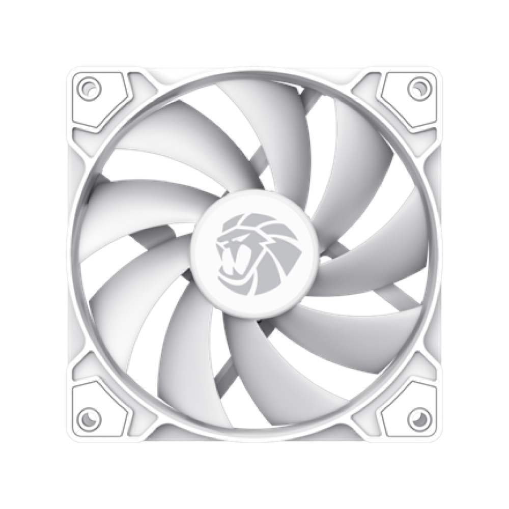 Gamemax Case Fan , FN12A-S5-W , White