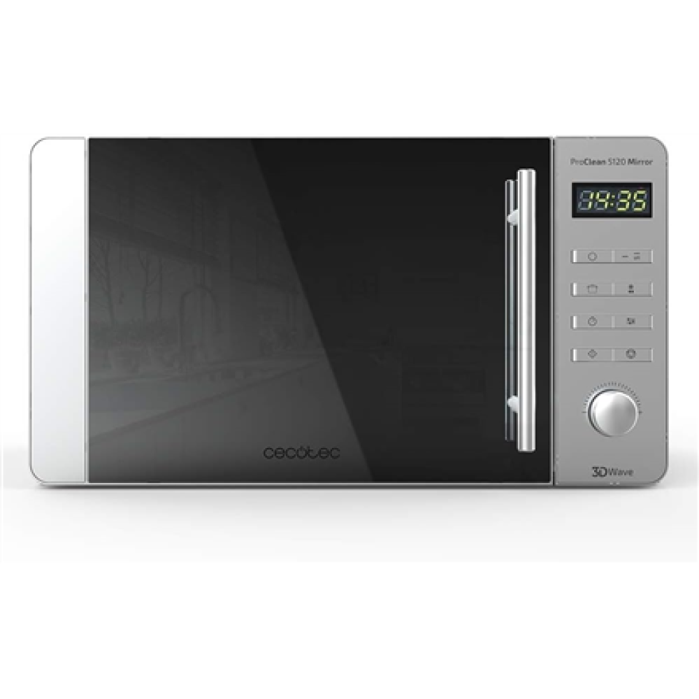 Cecotec Microwave Oven , ProClean 5120 Mirror , Free standing , 20 L , 700 W , Grill , ‎Stainless Steel