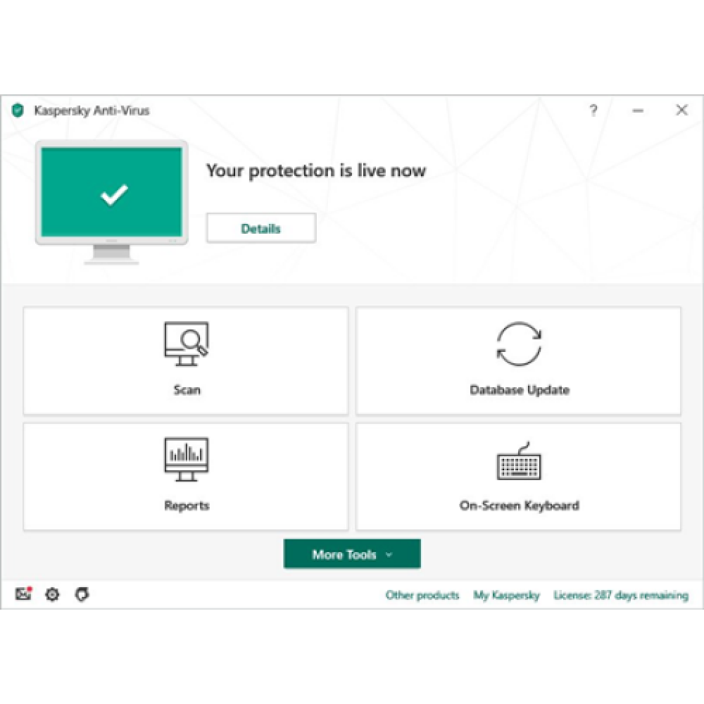 Kaspersky KL1171G5AFS-20 Anti-Virus Box Base license 1 year(s) License quantity 1 user(s)