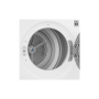 LG Dryer Machine RH80V3AV6N Energy efficiency class A++ Front loading 8 kg LED Depth 69 cm Wi-Fi White