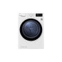 LG , Dryer Machine , RH80V3AV6N , Energy efficiency class D , Front loading , 8 kg , LED , Depth 69 cm , Wi-Fi , White