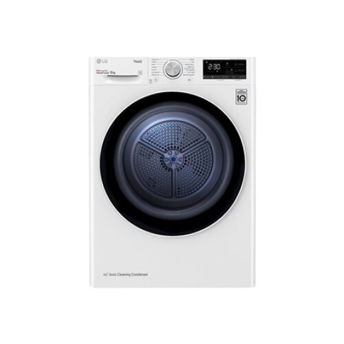 LG , Dryer Machine , RH80V3AV6N , Energy efficiency class D , Front loading , 8 kg , LED , Depth 69 cm , Wi-Fi , White