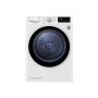 LG , Dryer Machine , RH80V3AV6N , Energy efficiency class D , Front loading , 8 kg , LED , Depth 69 cm , Wi-Fi , White