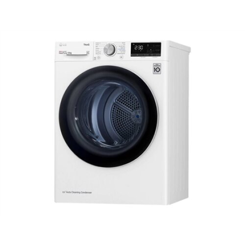 LG , Dryer Machine , RH80V3AV6N , Energy efficiency class D , Front loading , 8 kg , LED , Depth 69 cm , Wi-Fi , White