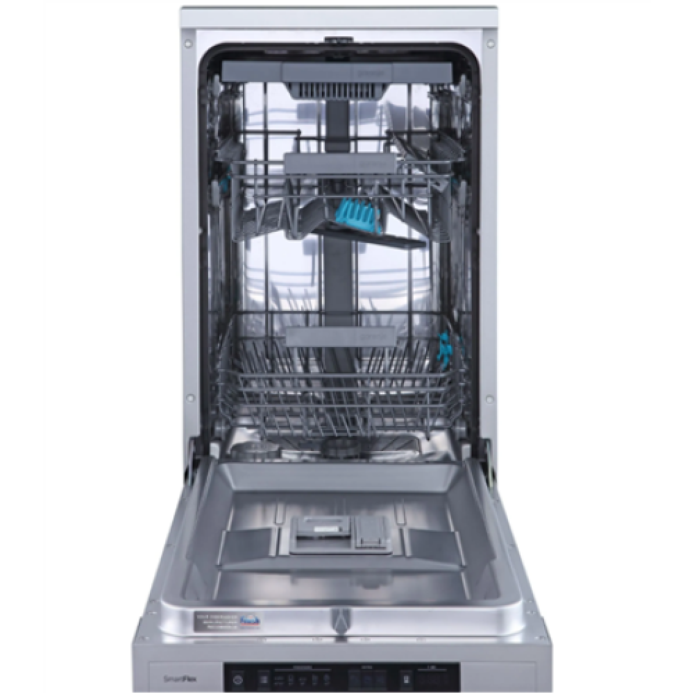 Free standing , Dishwasher , GS541D10X , Width 44.8 cm , Number of place settings 11 , Number of programs 5 , Energy efficiency class D , Display