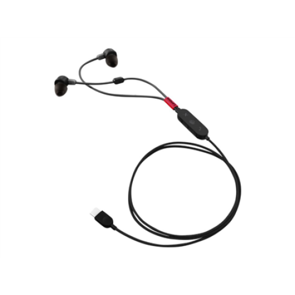 Lenovo , Go USB-C ANC In-Ear Headphones (MS Teams) , Built-in microphone , USB Type-C , Wired , Black