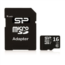 Silicon Power , 16 GB , MicroSDHC , Flash memory class 10 , SD adapter