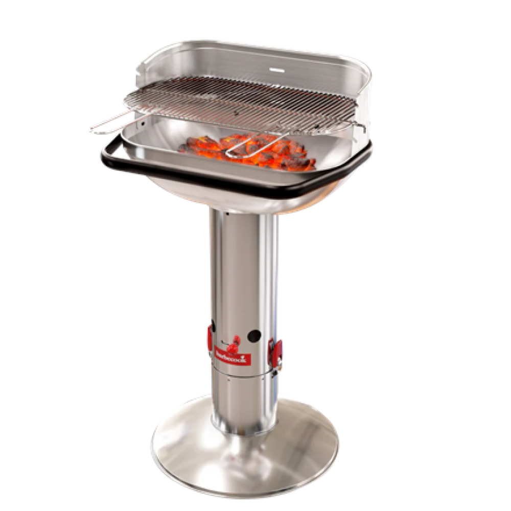 Barbecook Charcoal Barbecue Loewy 55 SST, 59.8 x 35.4 x 101 cm , BC-CHA-1004