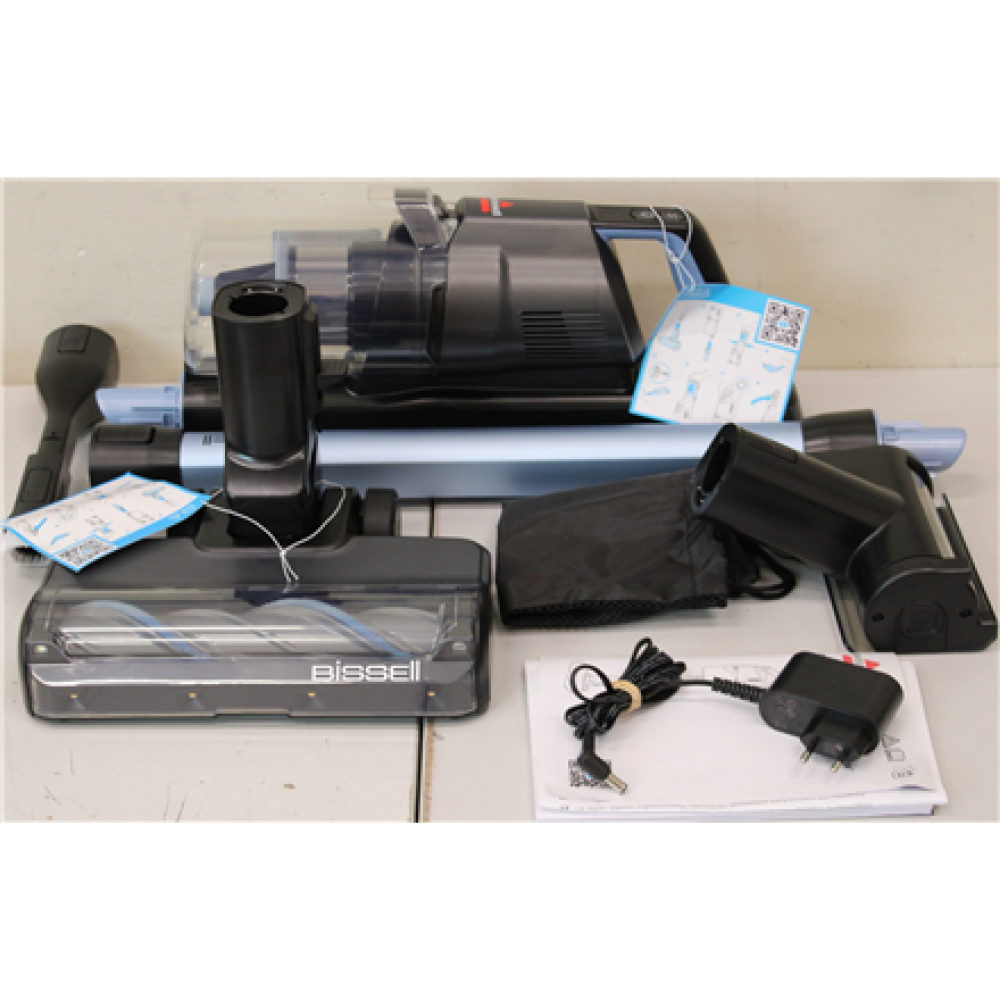 SALE OUT. Bissell Stick Vacuum , PowerClean FurFinder Select , Cordless operating , 200 W , 25.2 V , Operating time (max) 40 min , Black/Titanium/Lake Blue , Warranty 24 month(s) , Battery warranty 24 month(s) , DEMO