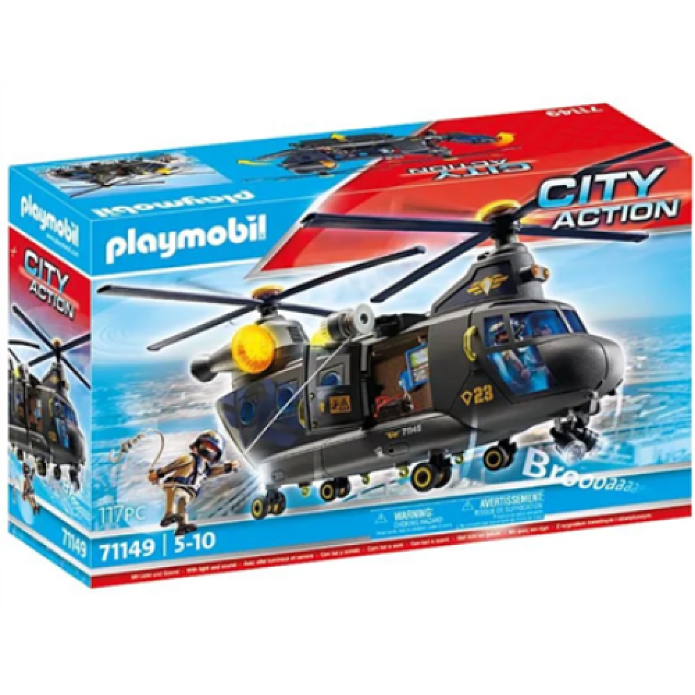 City Action Tactical Police: Large Helicopter 71149 , Plastic