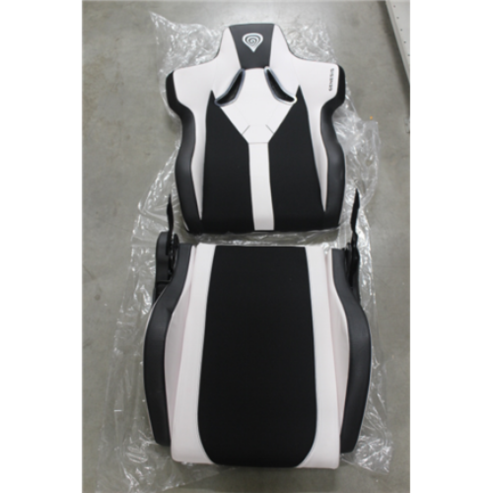 SALE OUT. GENESIS Nitro 650, Gaming Chair, Howlite White USED AS DEMO , Genesis Fabric, Eco-leather , Howlite White , USED AS DEMO