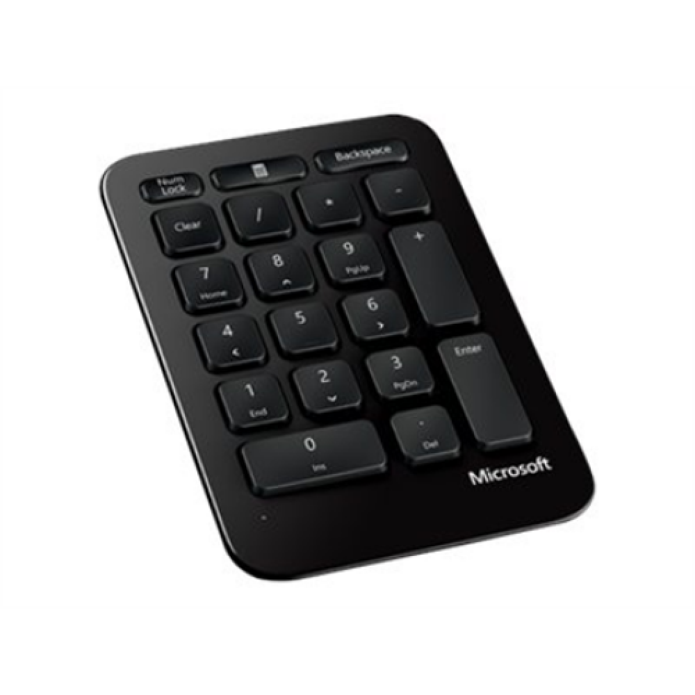Microsoft L5V-00021 Sculpt Ergonomic Desktop Bundle Multimedia Wireless Keyboard Mouse included Separate Numpad Batteries included EN Numeric keypad Black