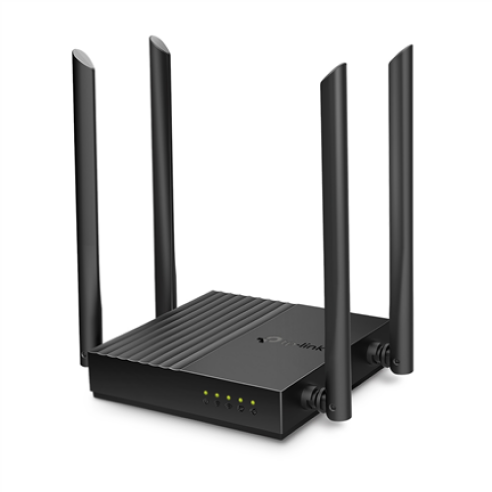 AC1200 Wireless MU-MIMO Wi-Fi Router , Archer C64 , 802.11ac , 867+400 Mbit/s , Ethernet LAN (RJ-45) ports 4 , Mesh Support No , MU-MiMO Yes , No mobile broadband , Antenna type 4 x Fixed