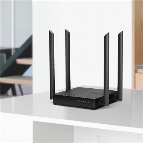 TP-LINK , AC1200 Wireless MU-MIMO Wi-Fi Router , Archer C64 2.0 , 802.11ac , 867+300 Mbit/s , 10/100/1000 Mbit/s , Mesh Support Yes , MU-MiMO Yes , No mobile broadband , Antenna type 4 x Fixed Omnidirectional