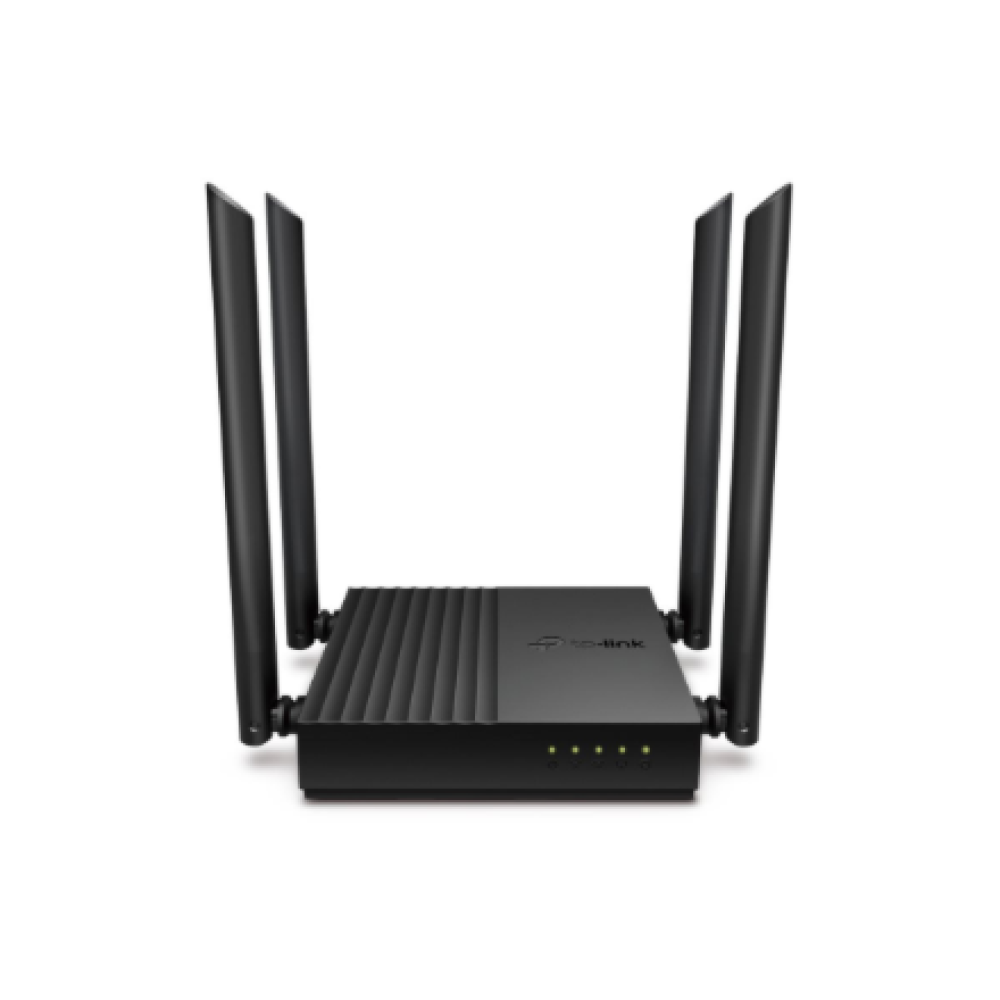 TP-LINK , AC1200 Wireless MU-MIMO Wi-Fi Router , Archer C64 2.0 , 802.11ac , 867+300 Mbit/s , 10/100/1000 Mbit/s , Ethernet LAN (RJ-45) ports 4 , Mesh Support Yes , MU-MiMO Yes , No mobile broadband , Antenna type 4 x Fixed Omnidirectional
