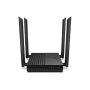TP-LINK , AC1200 Wireless MU-MIMO Wi-Fi Router , Archer C64 2.0 , 802.11ac , 867+300 Mbit/s , 10/100/1000 Mbit/s , Ethernet LAN (RJ-45) ports 4 , Mesh Support Yes , MU-MiMO Yes , No mobile broadband , Antenna type 4 x Fixed Omnidirectional