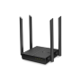 TP-LINK , AC1200 Wireless MU-MIMO Wi-Fi Router , Archer C64 2.0 , 802.11ac , 867+300 Mbit/s , 10/100/1000 Mbit/s , Ethernet LAN (RJ-45) ports 4 , Mesh Support Yes , MU-MiMO Yes , No mobile broadband , Antenna type 4 x Fixed Omnidirectional