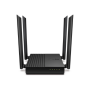 TP-LINK , AC1200 Wireless MU-MIMO Wi-Fi Router , Archer C64 2.0 , 802.11ac , 867+300 Mbit/s , 10/100/1000 Mbit/s , Ethernet LAN (RJ-45) ports 4 , Mesh Support Yes , MU-MiMO Yes , No mobile broadband , Antenna type 4 x Fixed Omnidirectional