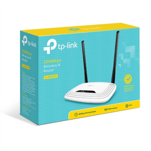 TP-LINK , Router , TL-WR841N , 802.11n , 300 Mbit/s , 10/100 Mbit/s , Mesh Support No , MU-MiMO No , No mobile broadband , Antenna type 2xExterna , No