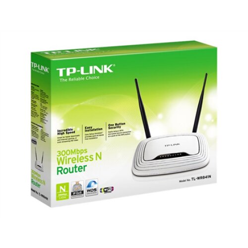 TP-LINK , Router , TL-WR841N , 802.11n , 300 Mbit/s , 10/100 Mbit/s , Mesh Support No , MU-MiMO No , No mobile broadband , Antenna type 2xExterna , No