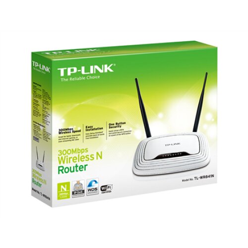 TP-LINK , Router , TL-WR841N , 802.11n , 300 Mbit/s , 10/100 Mbit/s , Mesh Support No , MU-MiMO No , No mobile broadband , Antenna type 2xExterna , No