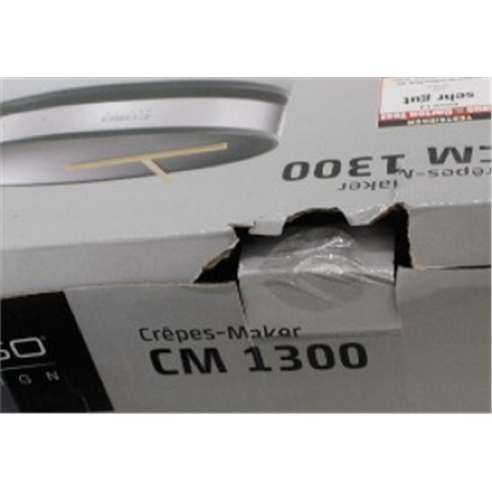 SALE OUT. , Caso , CM 1300 , Crepe maker , Crepe maker , 1300 W , Number of pastry 1 , Crepe , DAMAGED PACKAGING