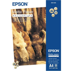 Matte Paper Heavy Weight, DIN A4, 167g/m², 50 Sheets Matte Paper Heavy Weight, DIN A4, 167g/m², 50 Sheets
