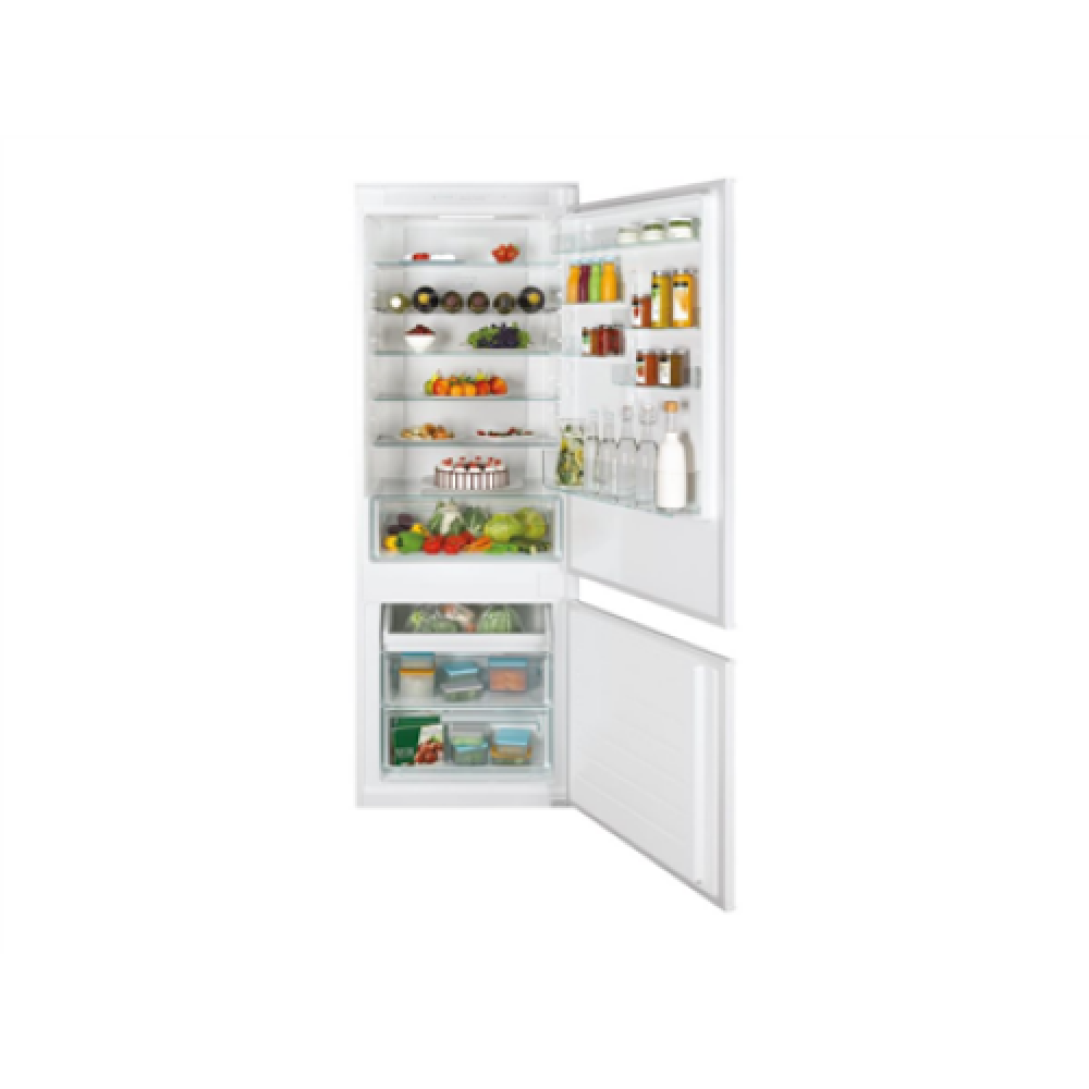 Candy Refrigerator CBT7719FW Energy efficiency class F Built-in Combi Height 193.5 cm No Frost system Fridge net capacity 281 L Freezer net capacity 83 L Display 33 dB White