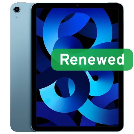 Apple Renewed CPO , iPad Air 2024 Wifi 6th A2902 , Blue , 8 GB , 256 GB , iPad OS , 12 month(s)