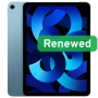Apple Renewed CPO , iPad Air 2024 Wifi 6th A2902 , Blue , 8 GB , 256 GB , iPad OS , 12 month(s)