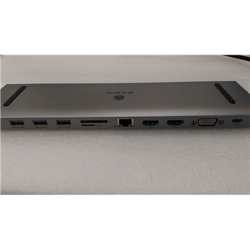 SALE OUT. Icy Box IB-DK2106-C USB Type-C Notebook DockingStation with triple video output , Raidsonic Icy Box Docking Station , IB-DK2106-C , VGA (D-Sub) ports quantity 1 , HDMI ports quantity 2 , Warranty 3 month(s) , USED, REFURBISHED, WITHOUT ORIGINAL 