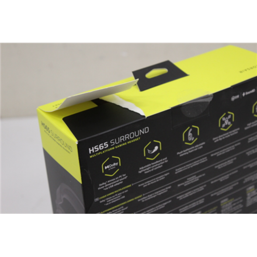 SALE OUT. Corsair Surround Gaming Headset , HS65 , Wired , Over-Ear , DAMAGED PACKAGING