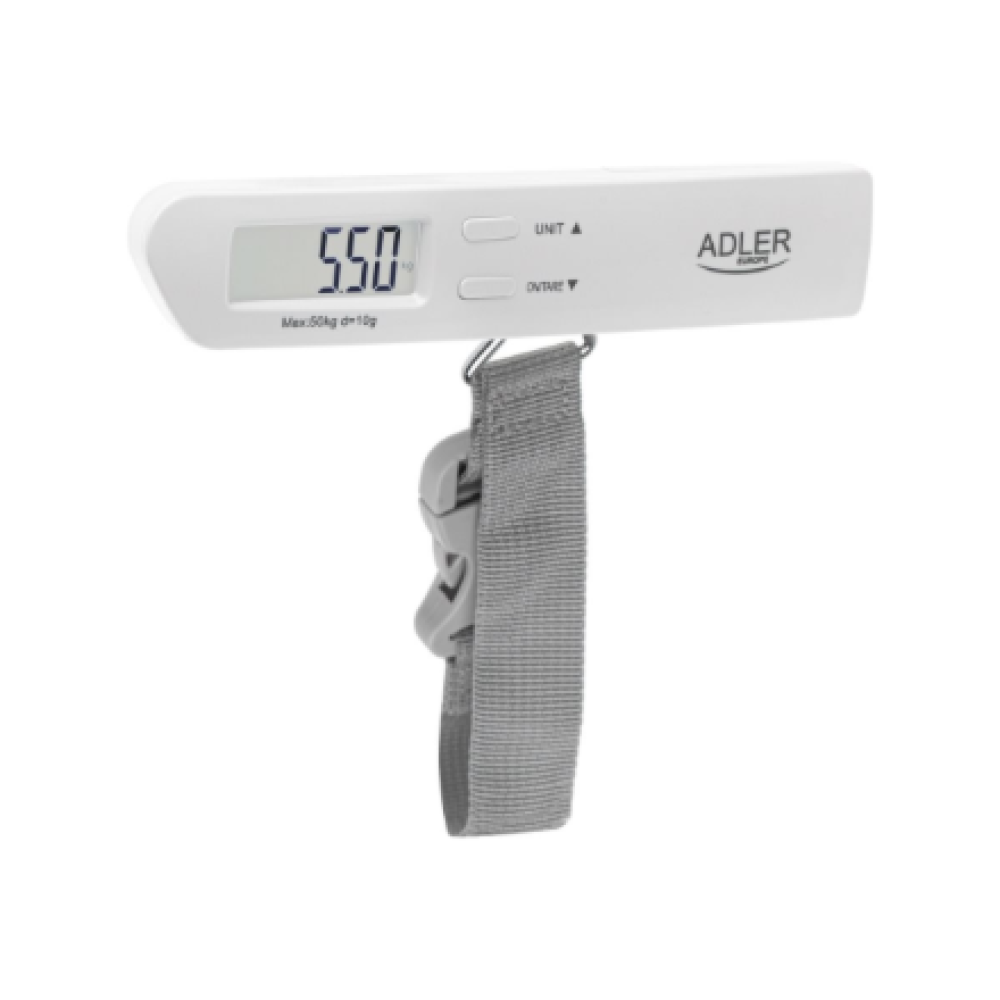 Adler , Travel Luggage Scale , AD 8191 , Maximum weight (capacity) 50 kg , Accuracy 10 g , Grey