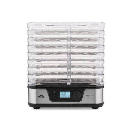 ETA Food dryer , ETA930190000 Secca Premium , Power 380 W , Number of trays 8 , Temperature control , Integrated timer , Silver