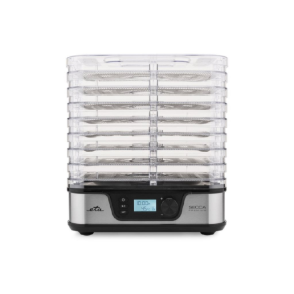 ETA Food dryer , ETA930190000 Secca Premium , Power 380 W , Number of trays 8 , Temperature control , Integrated timer , Silver