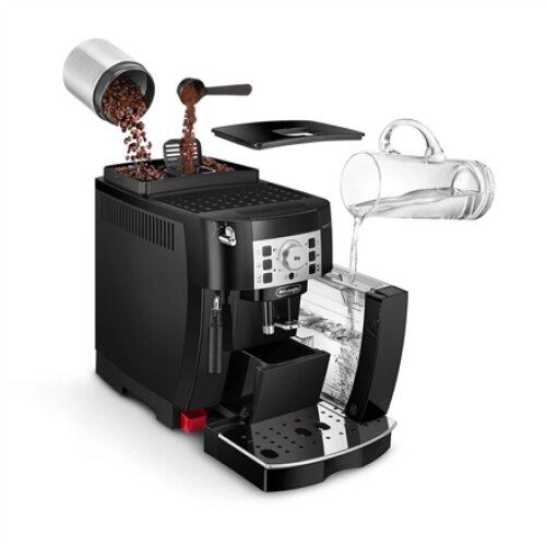 Delonghi , Coffee Maker , ECAM22.112.B Magnifica S , Pump pressure 15 bar , Built-in milk frother , Automatic , 1450 W , Black