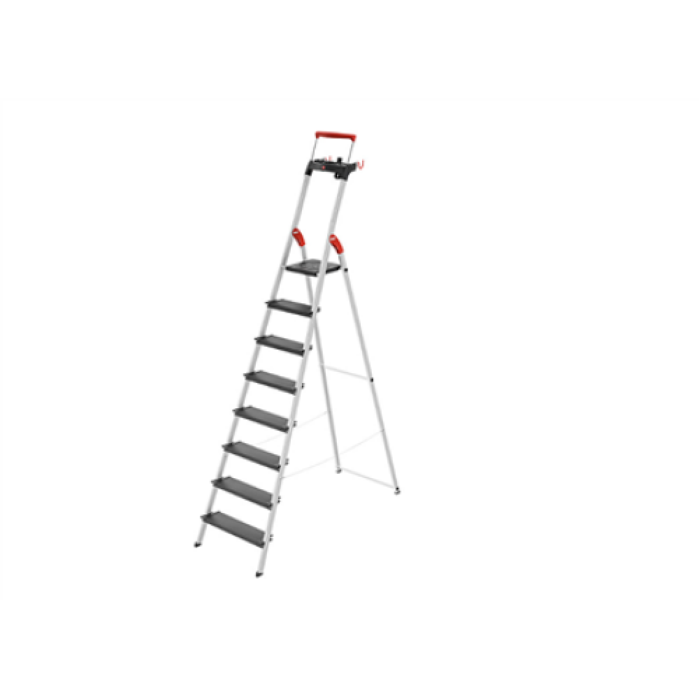 Hailo L100 TopLine 8050-807 Step Ladder Aluminium, Black , Ladder