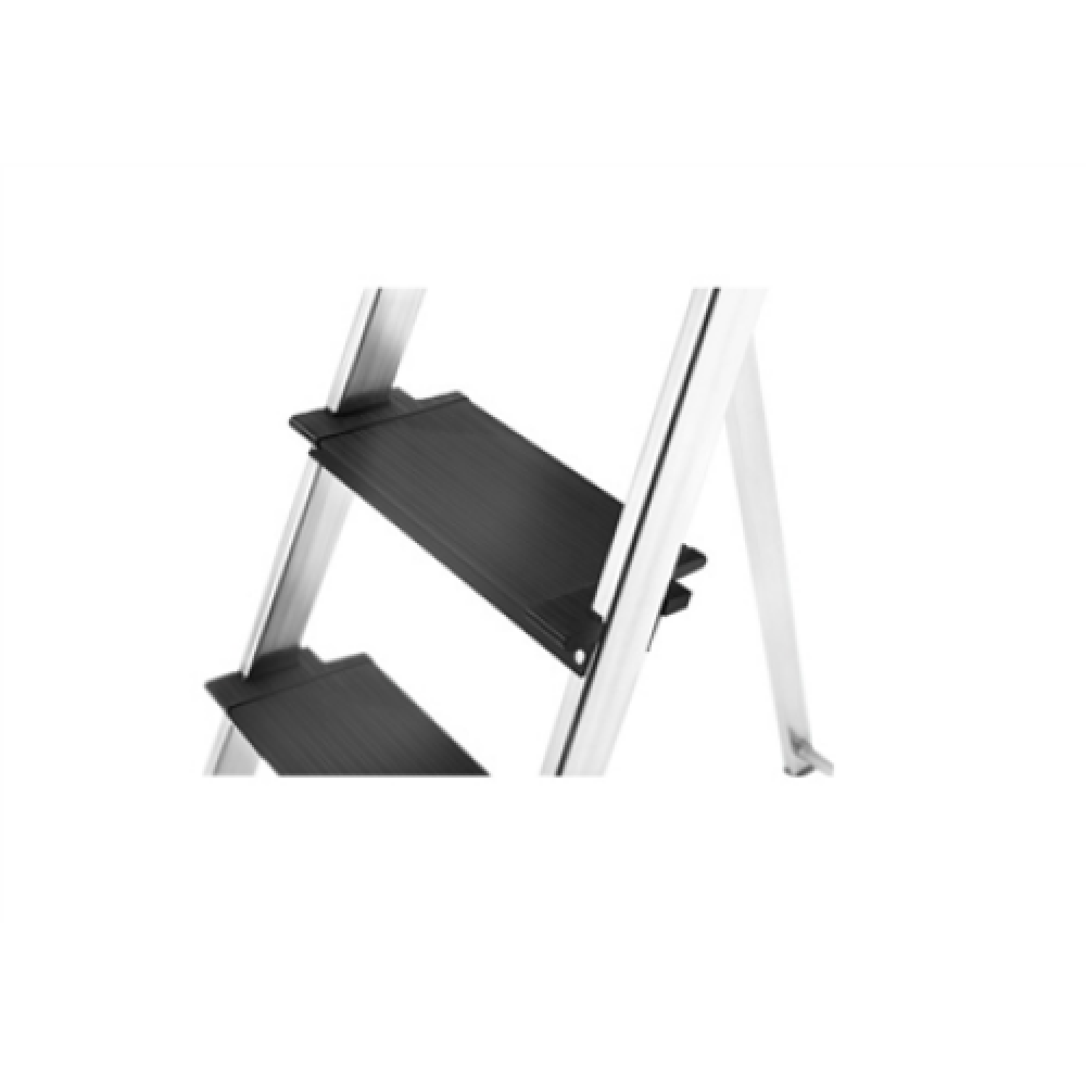 Hailo L100 TopLine 8050-807 Step Ladder Aluminium, Black , Ladder