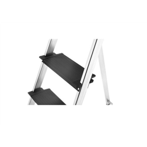 Hailo L100 TopLine 8050-807 Step Ladder Aluminium, Black , Ladder