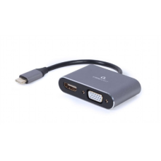 USB Type-C to HDMI and VGA display adapter , A-USB3C-HDMIVGA-01 , USB Type-C