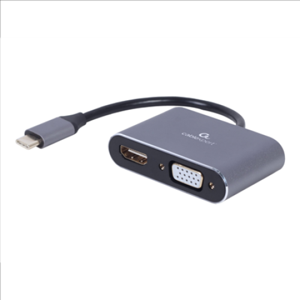 Cablexpert , USB Type-C to HDMI and VGA display adapter , A-USB3C-HDMIVGA-01 , USB Type-C