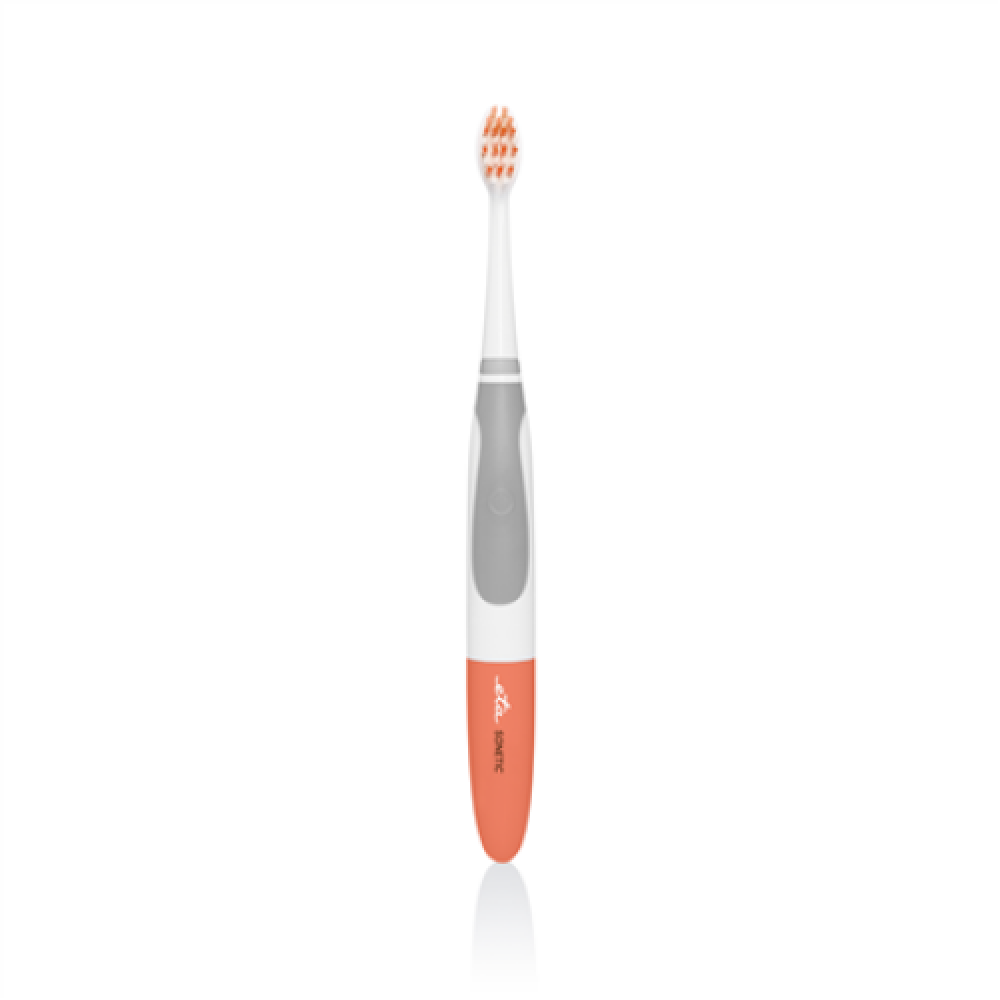 ETA Toothbrush Sonetic ETA071190010 Battery operated, For kids, Number of brush heads included 2, Sonic technology, White/Orange