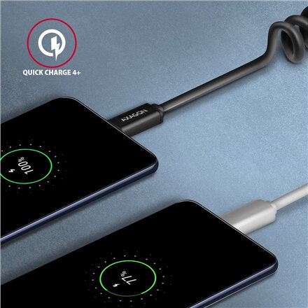 AXAGON , Twister Cable, 0.6 m , BUCM-CM10TB , USB Type C to USB Type C