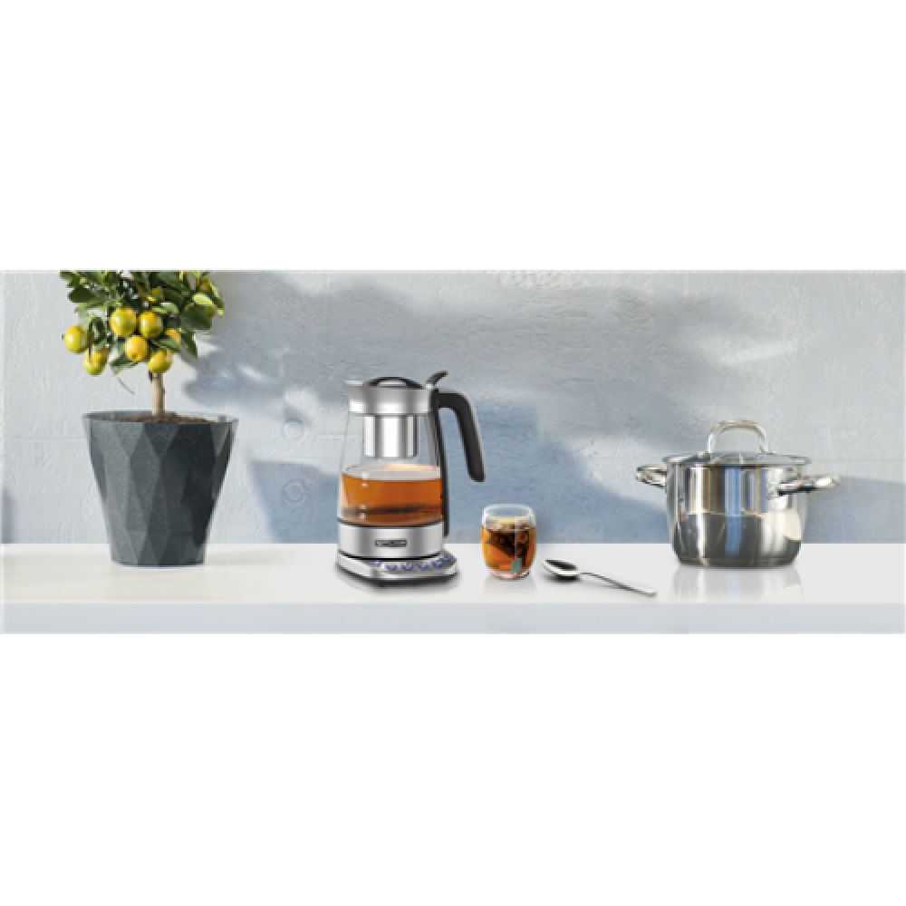 Muse MS-320T , Tea Kettle , 2200 W , 1.2 L , Stainless steel , 360° rotational base , Stainless steel/Black