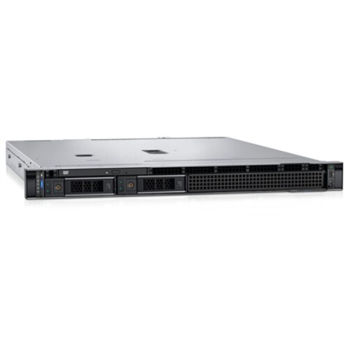 Dell PowerEdge R250 Rack (1U) Intel Xeon E-2314 2.8 GHz 8 MB 4C 4T UDIMM DDR4 No RAM, No HDD Up to 4 x 3.5 No PERC Single, Cabled Power supply 450 W On-Board LOM iDrac9 Express Static Rails No OS Warranty Basic NBD 36 month(s)