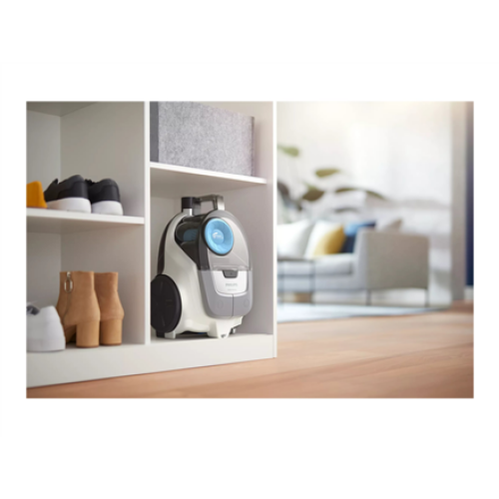 Philips , Vacuum Cleaner , XB2122/09 , Bagless , Power 850 W , Dust capacity 1.3 L , Arctic White/Sky Blue